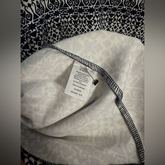 Talbots Black and White Patterned Dress XLp - Picture 6 of 8